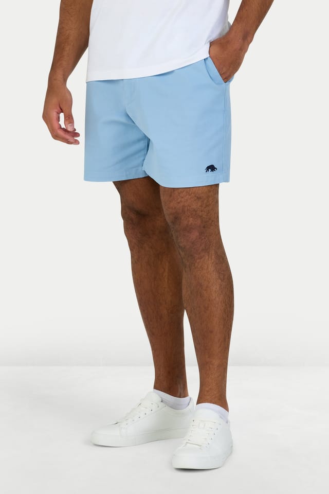 raging bull Raging Bull Men's Stretch Chino Short in Light Blue - 2