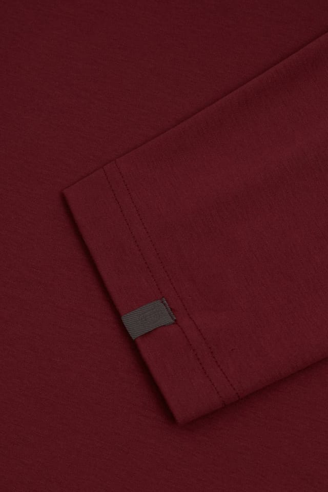 Ted Baker Ted Baker Men's IGNAC LS Regular Soft Touch Polo Maroon - 3