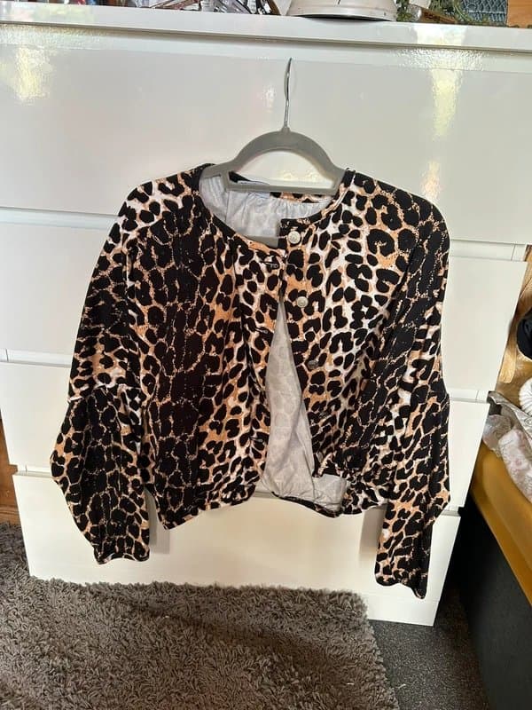 ASOS ASOS leopard print shirt/jacket