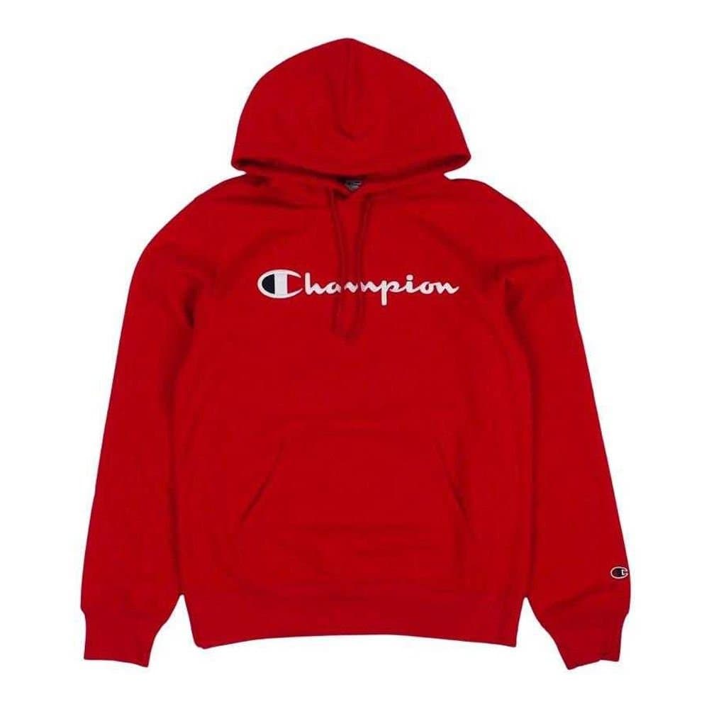 Champion Champion Men's Logo Hoodie in Red