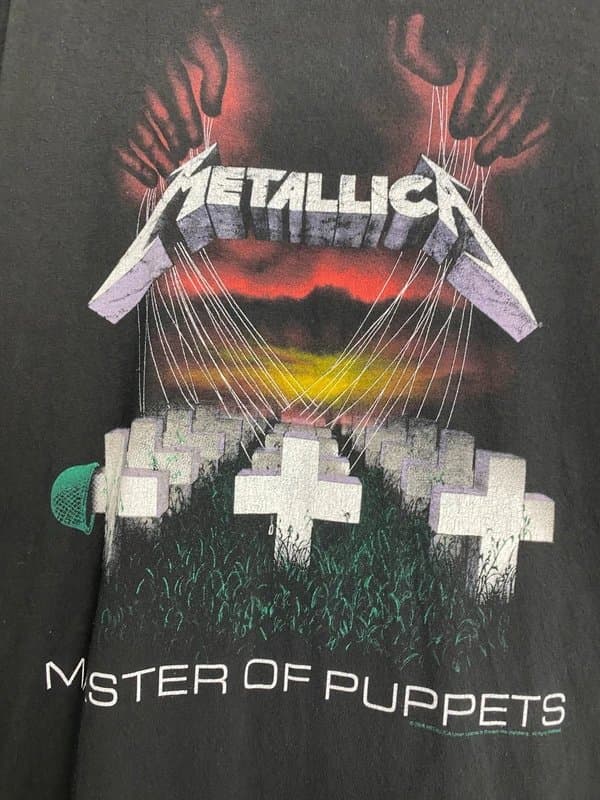 Bravado Metallica Master Of Puppets T Shirt XL Black Bravado 2006 Double Sided Band Tee