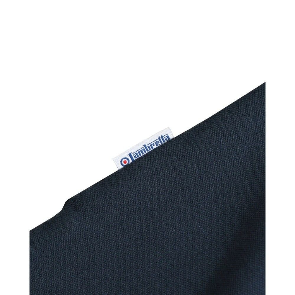 Lambretta Lambretta Men's Contrast Tipped Polo Shirt in Navy - 4