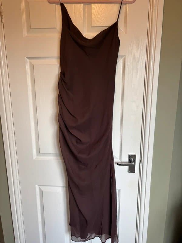 ASOS ASOS brown strappy dress size 10