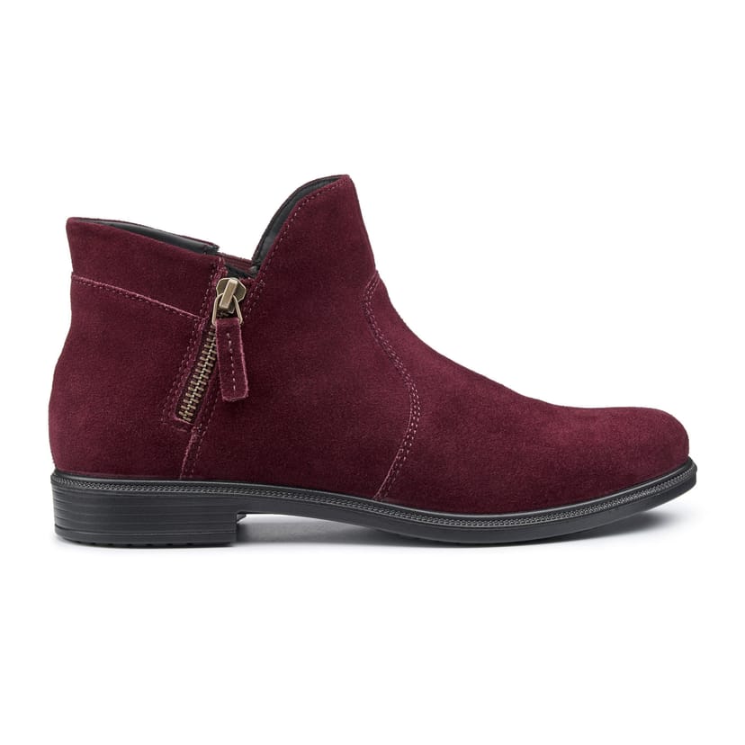 Hotter Hotter Women's 'Ludlow' Ankle Boots in Maroon - 1