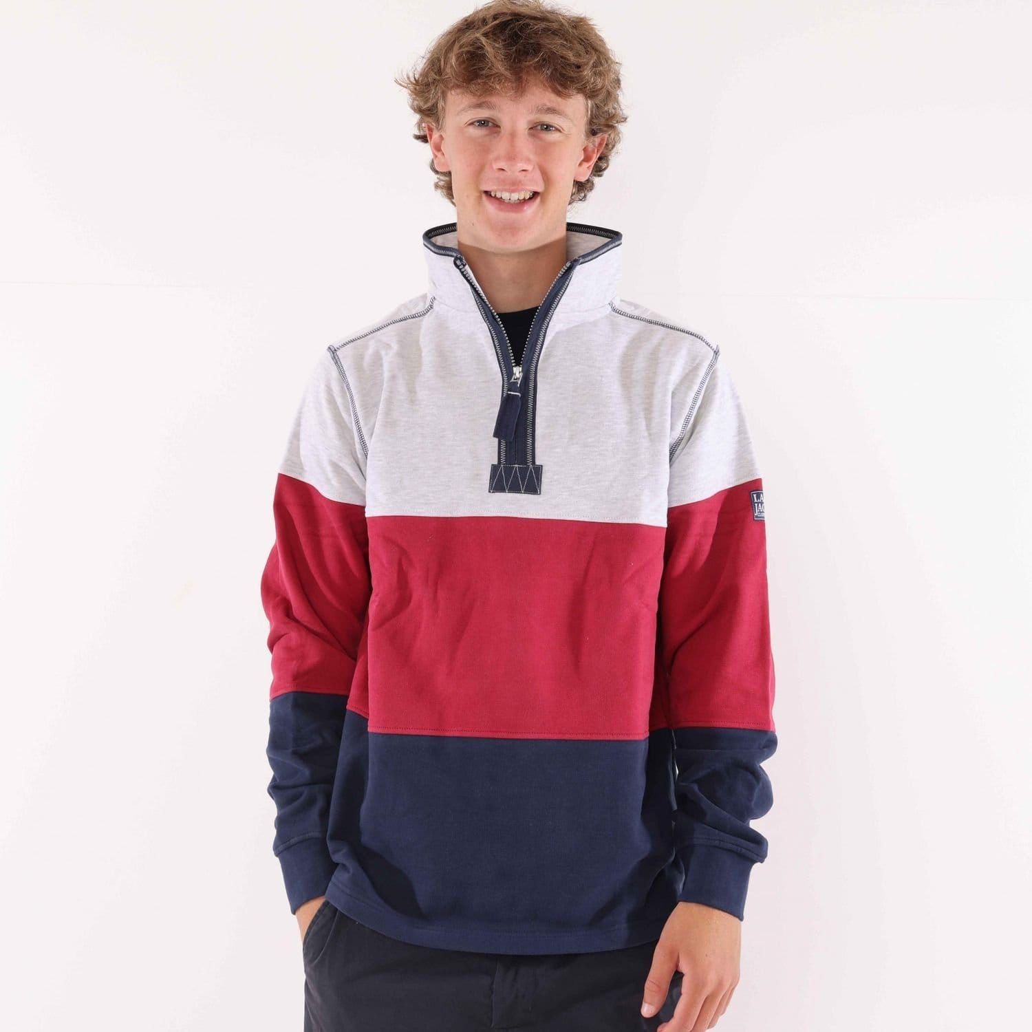 Lazy Jacks Men's Colour Block Sweatshirt