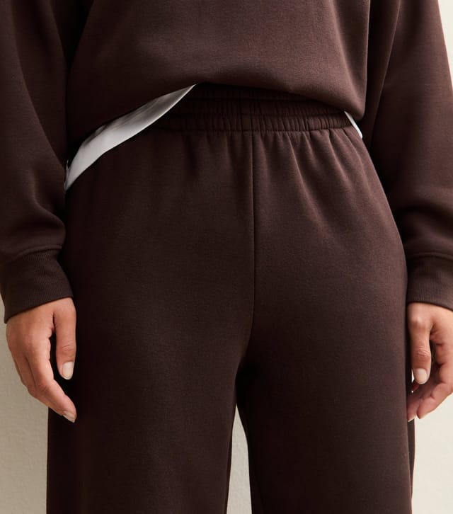 New Look Women's Dark Brown Cuffed Ankle Joggers New Look - 2