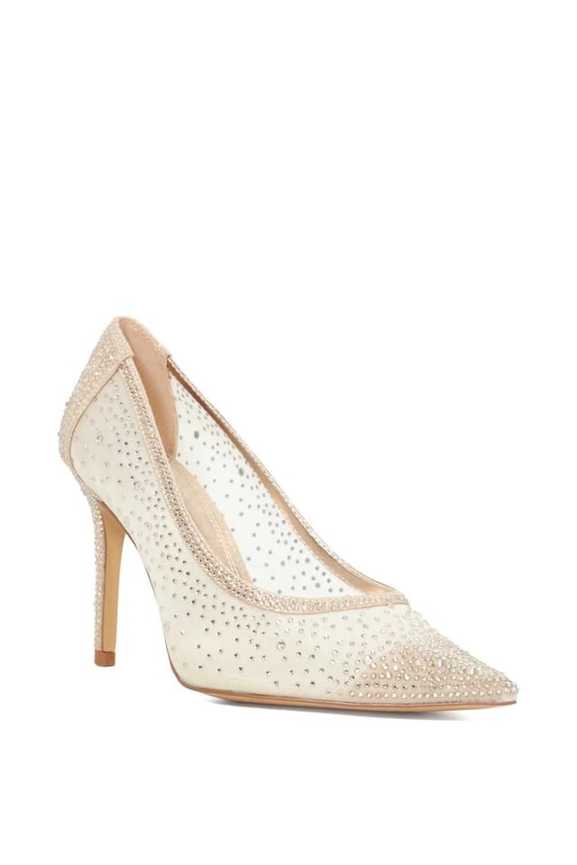 Dune London Dune London Women's Wide Fit 'Brightest' Court Shoes in Metallics - 2