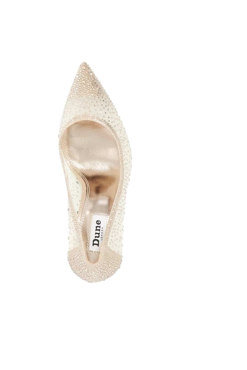 Dune London Dune London Women's Wide Fit 'Brightest' Court Shoes in Metallics - 4