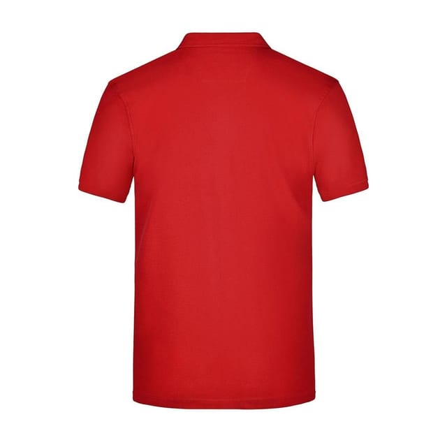 James and Nicholson James and Nicholson Men's Plain Polo Shirt in Red - 2