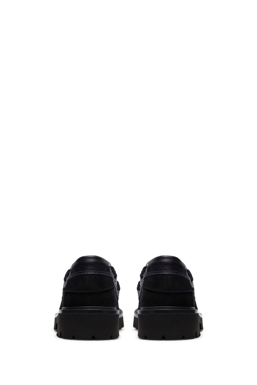 Clarks Originals Clarks Originals Men's Cleyhill Boat Shoes Black Suede - 4