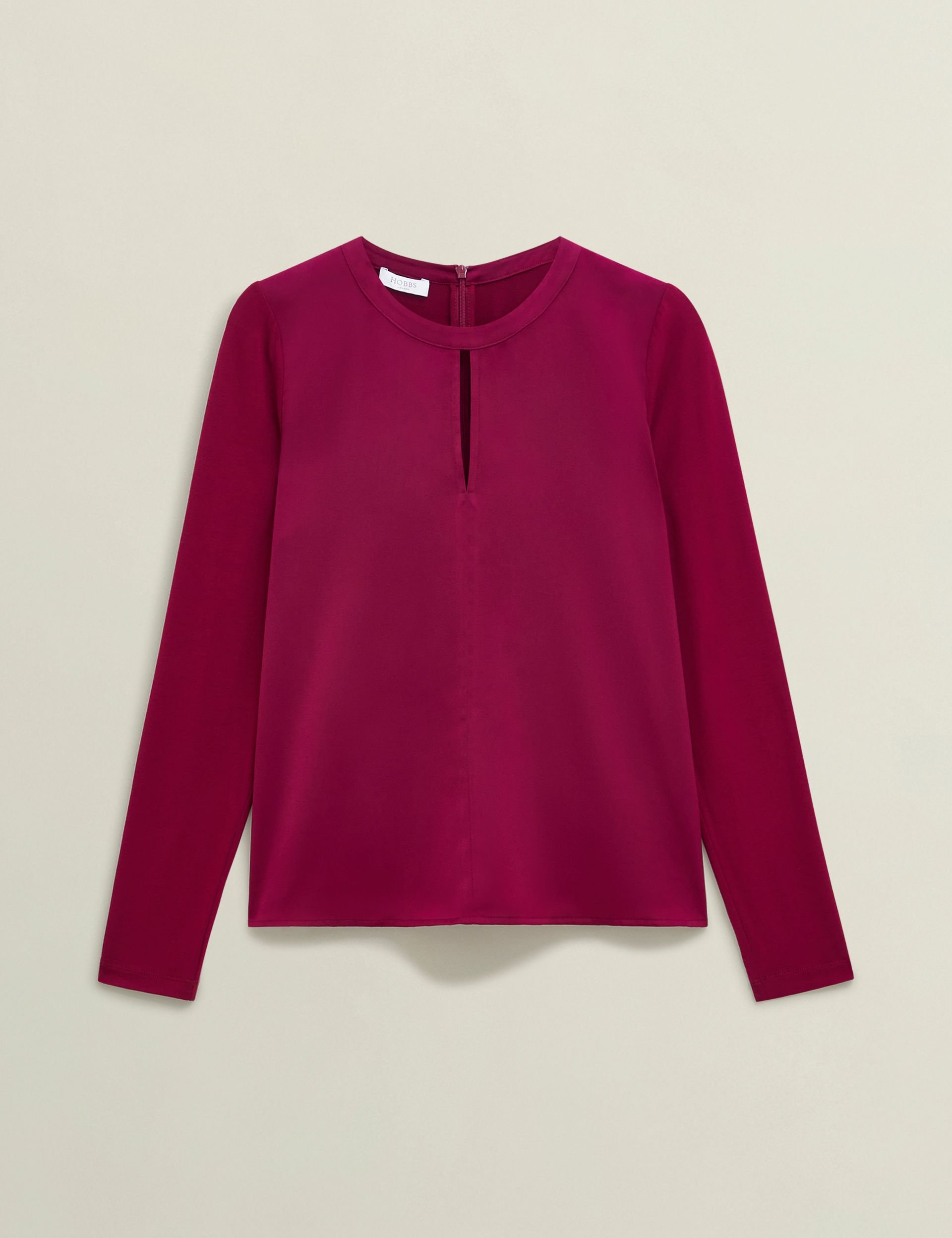Hobbs London Hobbs London Women's Savannah Top in Raspberry - 2