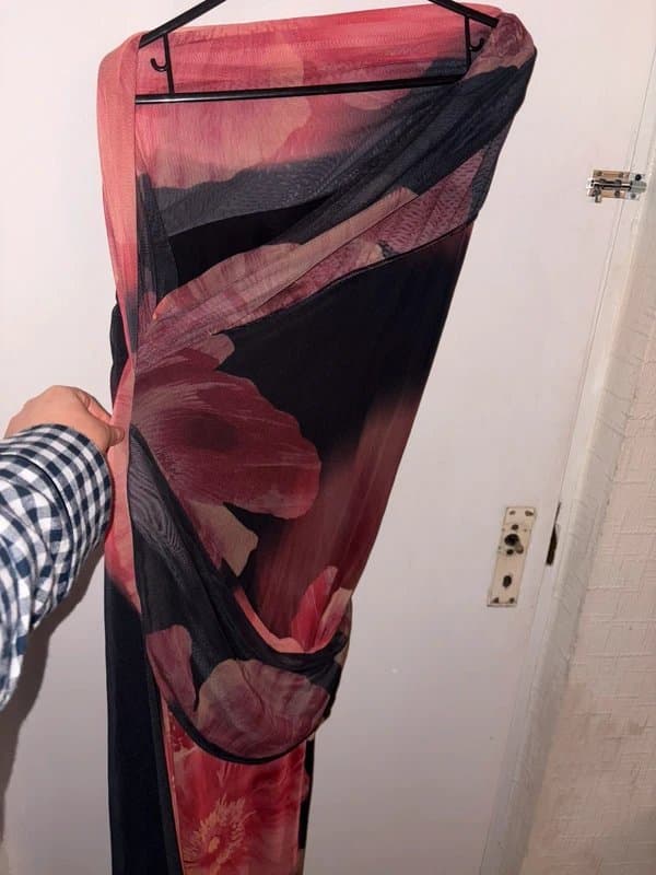 ASOS maxi off shoulder dress