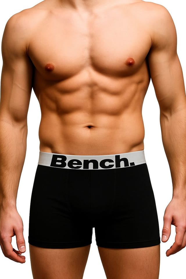 Bench Bench Men's 3 Pack Cotton Boxers Underwear - Tarek Collection - 3