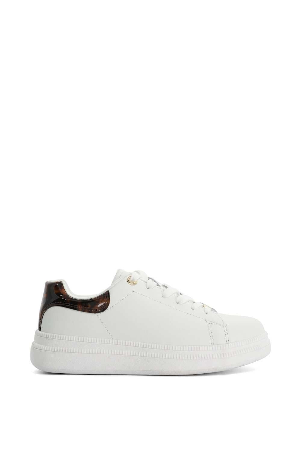 Dune London Dune London White Leather Trainers