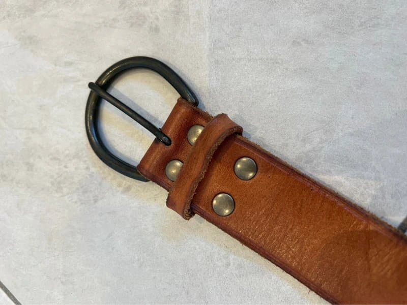Topshop Topshop Tan Brown Leather Belt Festival