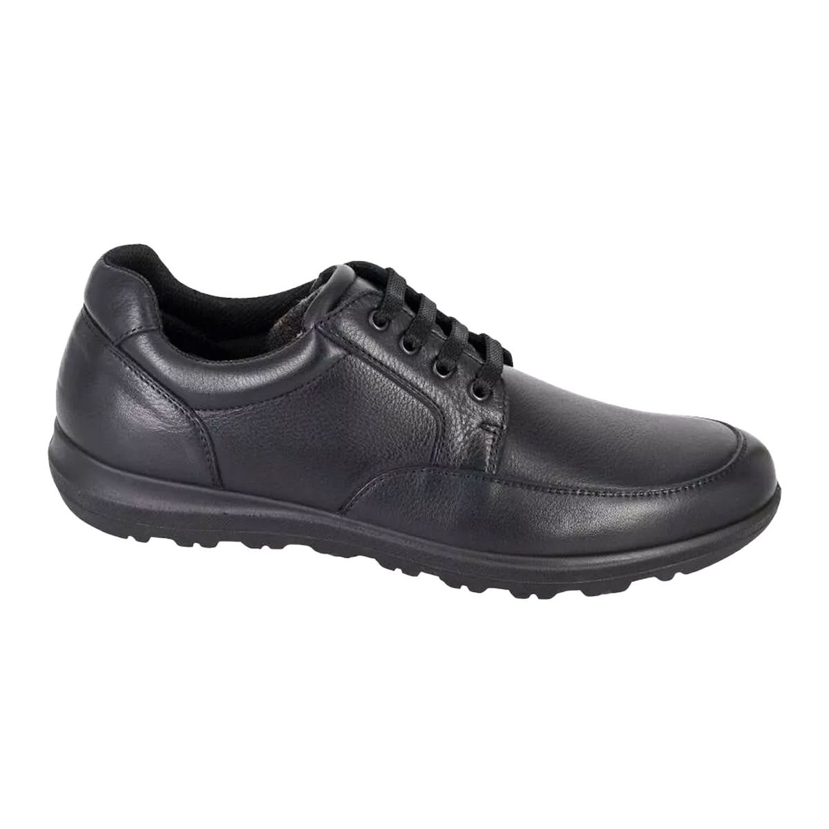 IMAC IMAC Men's Art Leather Casual Shoes in Black - 4