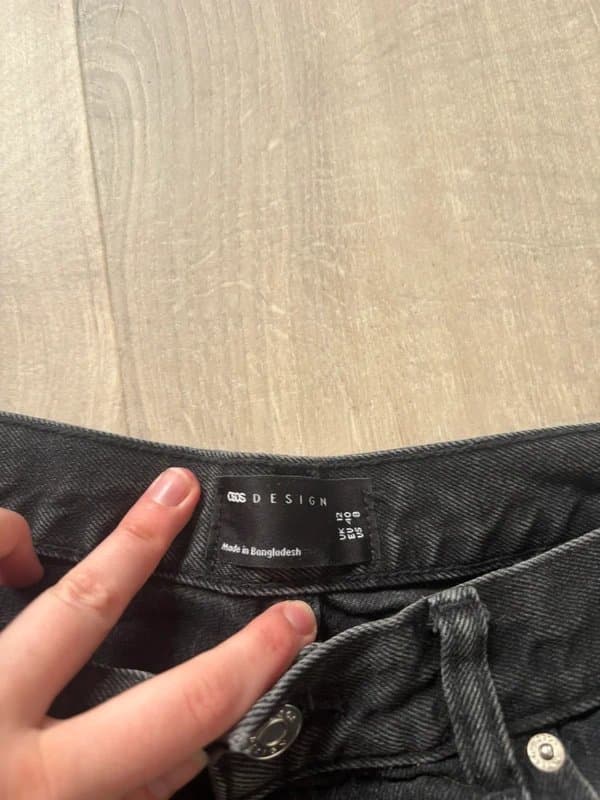 ASOS Asos black denim shorts