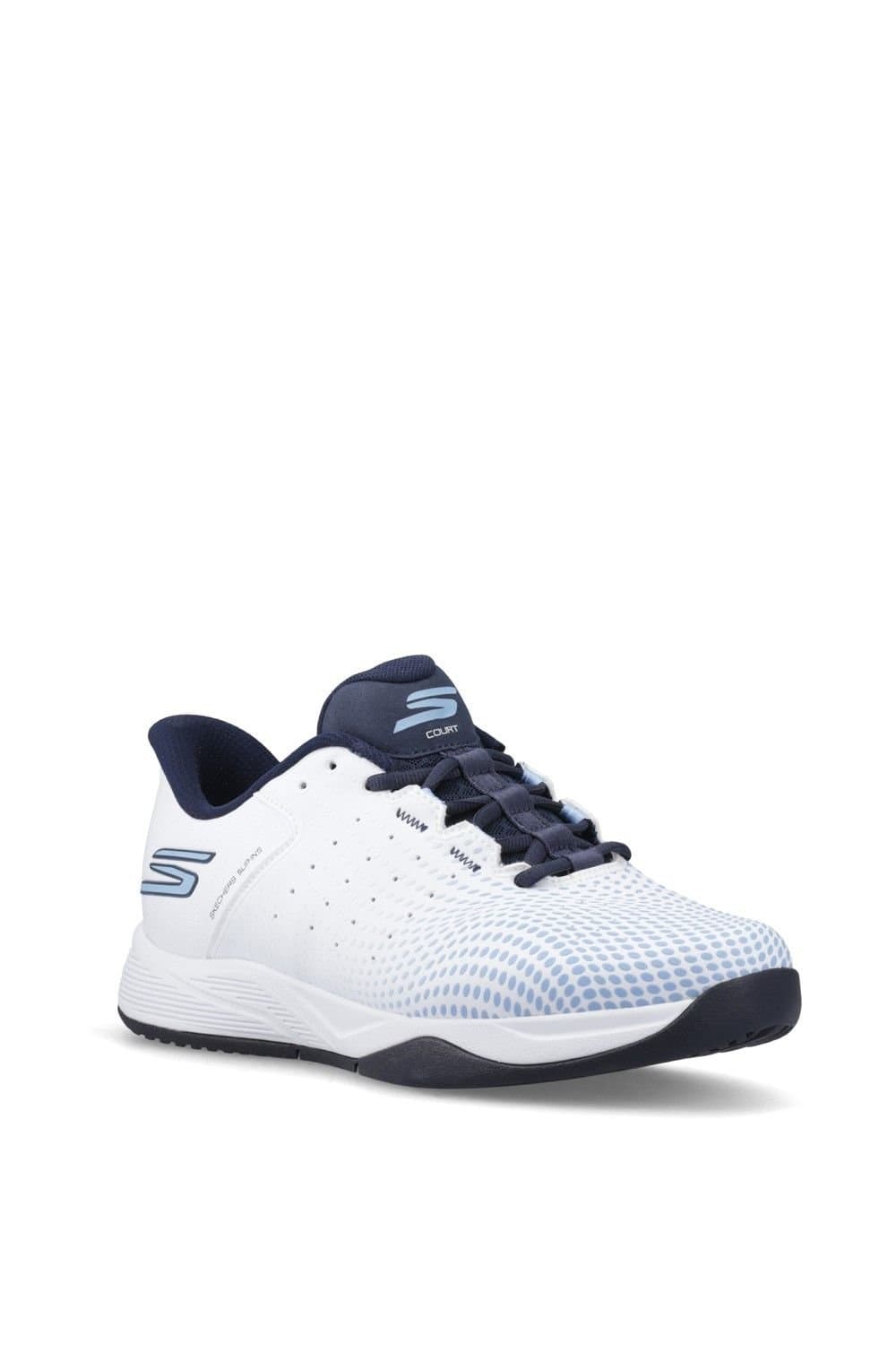 Skechers Skechers Men's Slip-ins Relaxed Fit Viper Court Reload Trainer in White