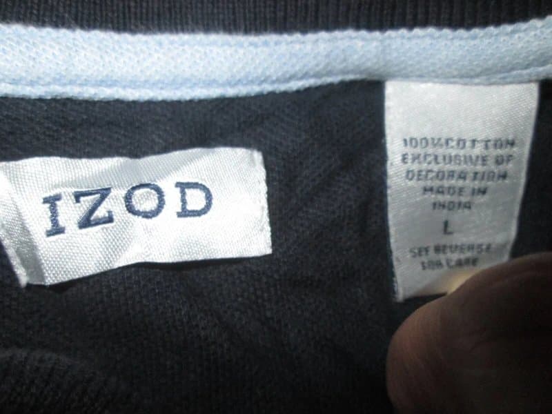 IZOD IZOD Men's Polo shirt Top size L Golf Sportswear Activewear leisurewear