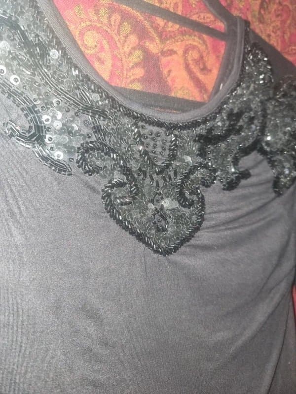 ASOS Asos black beaded bodysuit