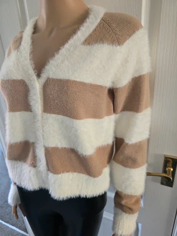 Jean Louis François Jean Louise Francoise striped cardigan S/M