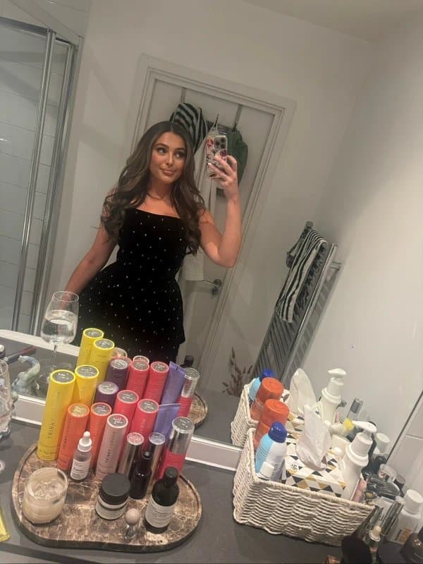 ASOS Asos Luxe Velvet Mini A-Line Dress