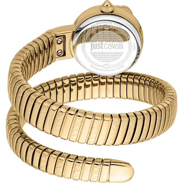 Just Cavalli Just Cavalli Women's JC1L351M0025 Signature Snake 22mm Quartz Watch in Gold - 2