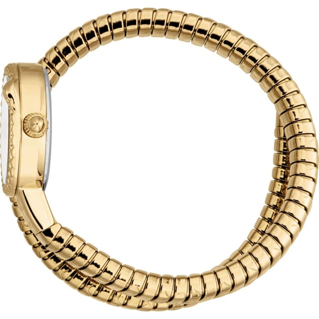 Just Cavalli Just Cavalli Women's JC1L351M0025 Signature Snake 22mm Quartz Watch in Gold - 3