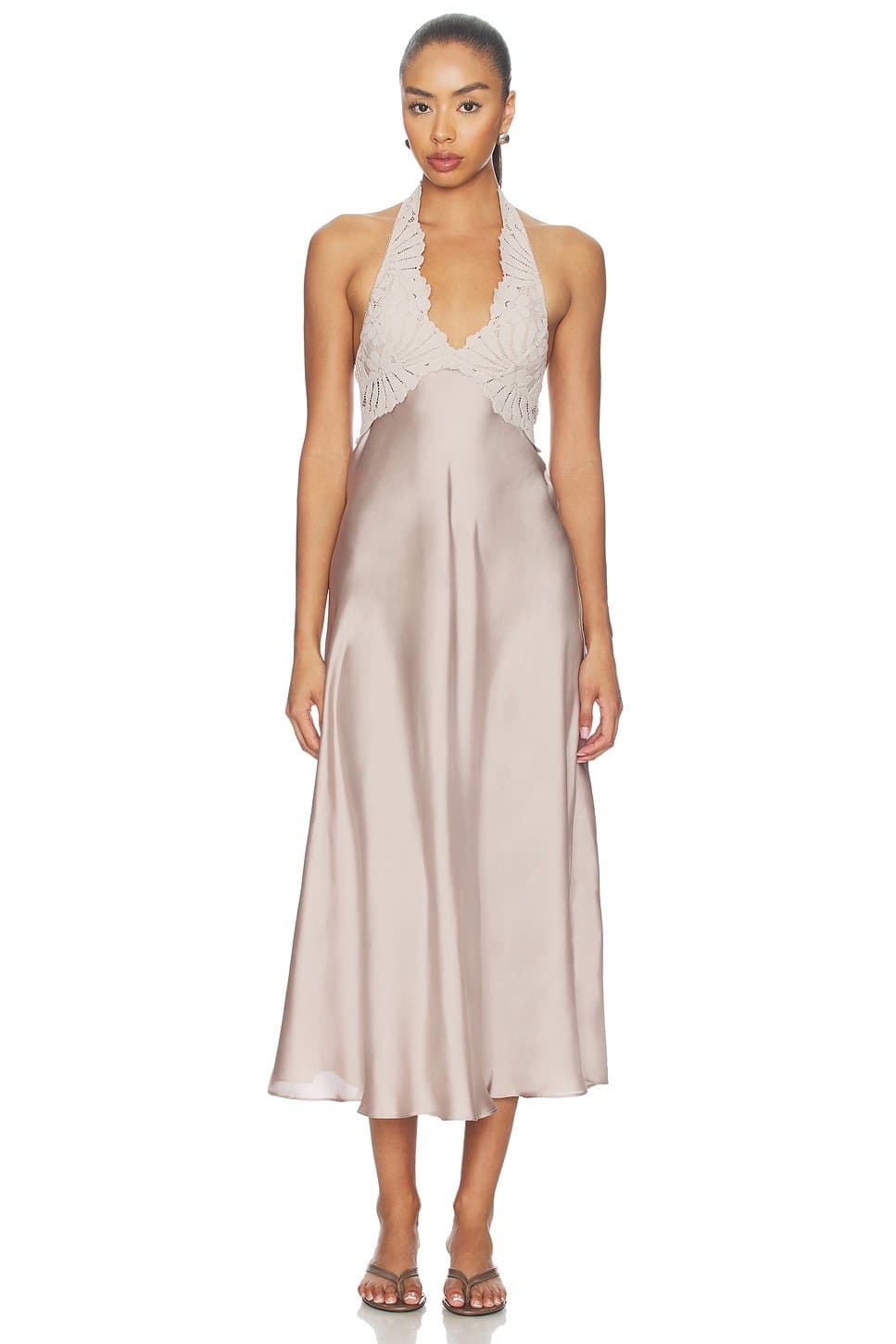 revolve x REVOLVE Might Be Something Satin Slip Dress