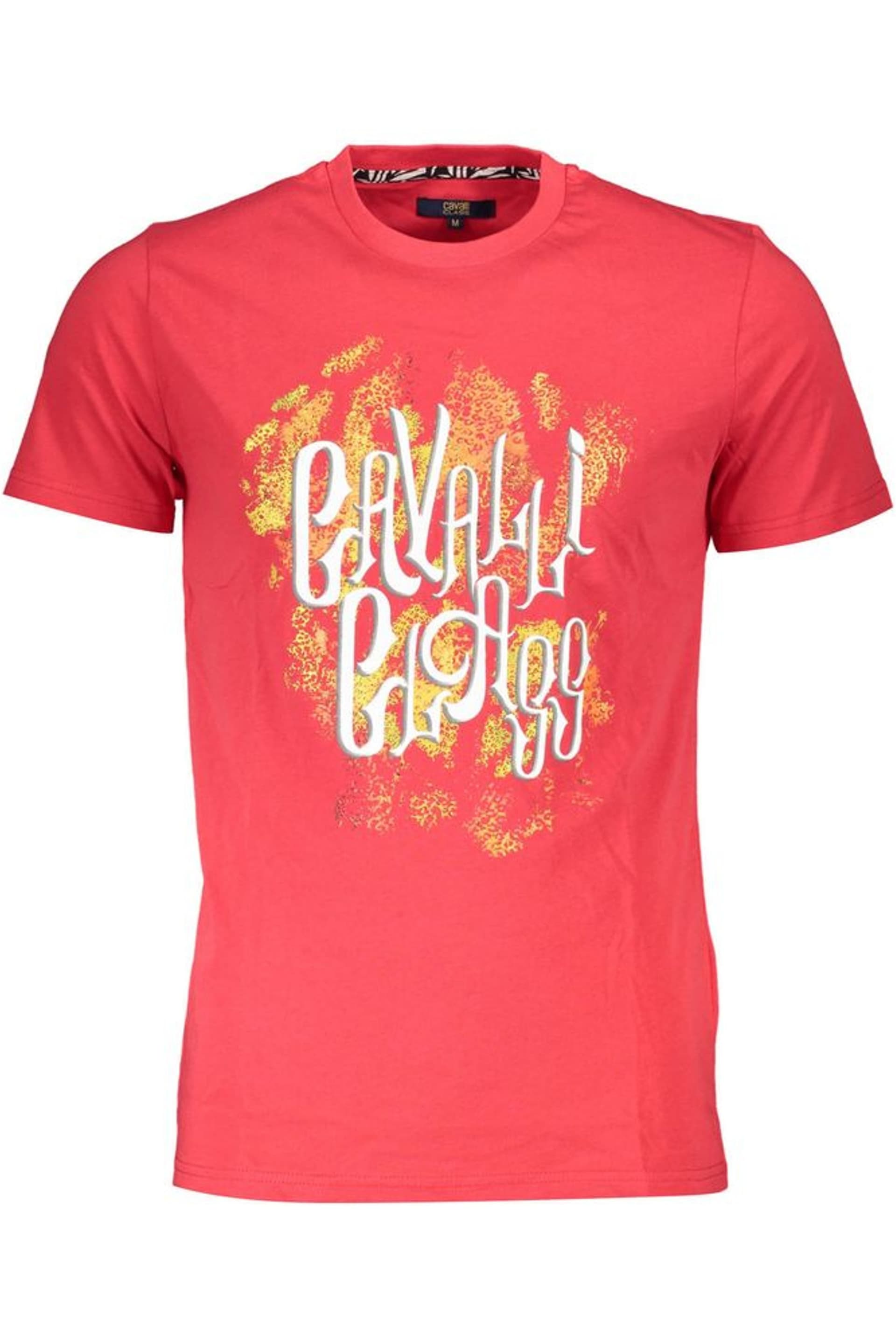 Cavalli Class Cavalli Class Men's Class T-Shirt Graphic Print in Coral