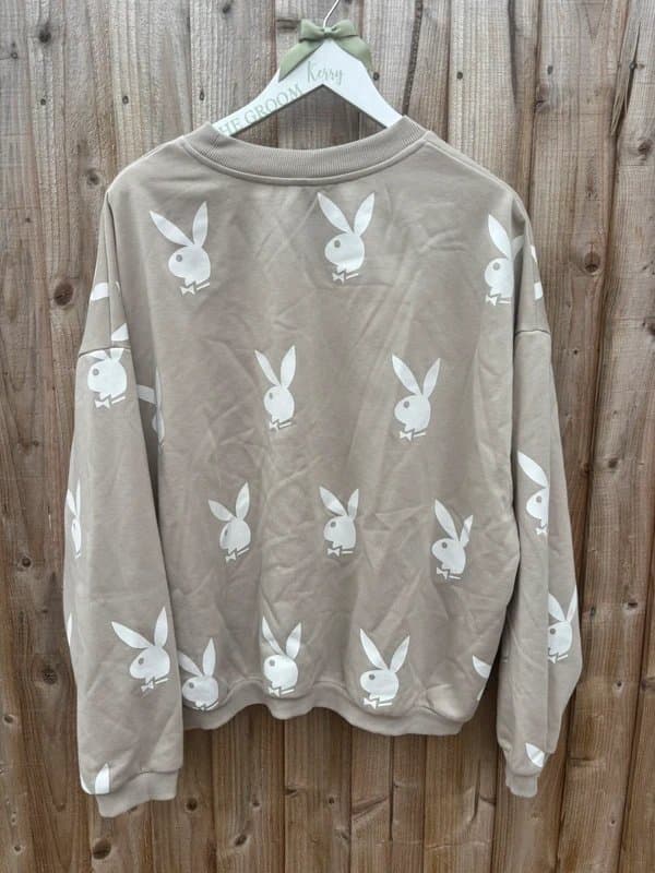 Missguided Missguided x playboy oversized sweatshirt size small