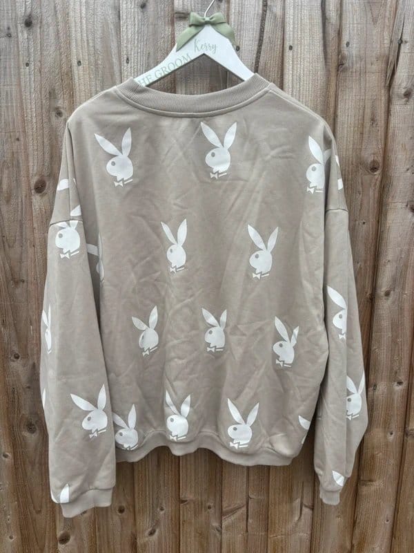 Missguided Missguided x playboy oversized sweatshirt size small - 1