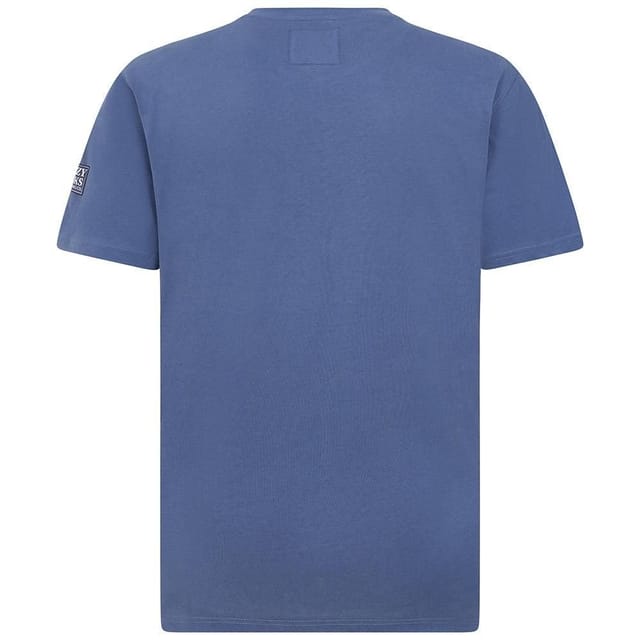 Lazy Jacks Lazy Jacks Men's Bicycle Cotton T-Shirt in Mid Blue - 3
