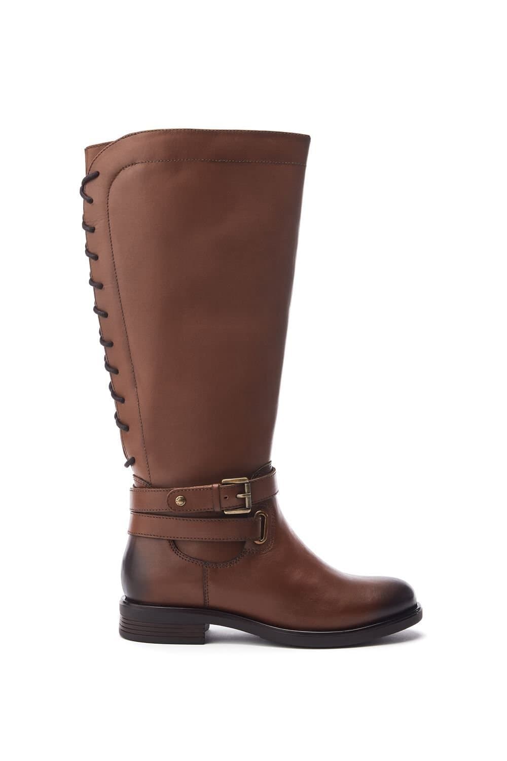 Moda In Pelle Moda In Pelle Women's 'Somain' Leather Biker Boots in Tan