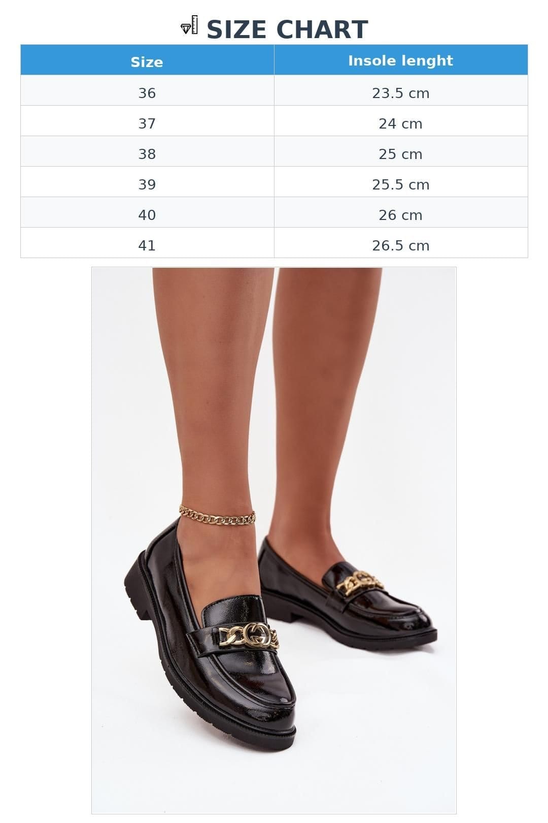 Love Lace Love Lace Women's Sling Loafer with Golden Strap Ornament & Soft Comfort Insole in Black - 4