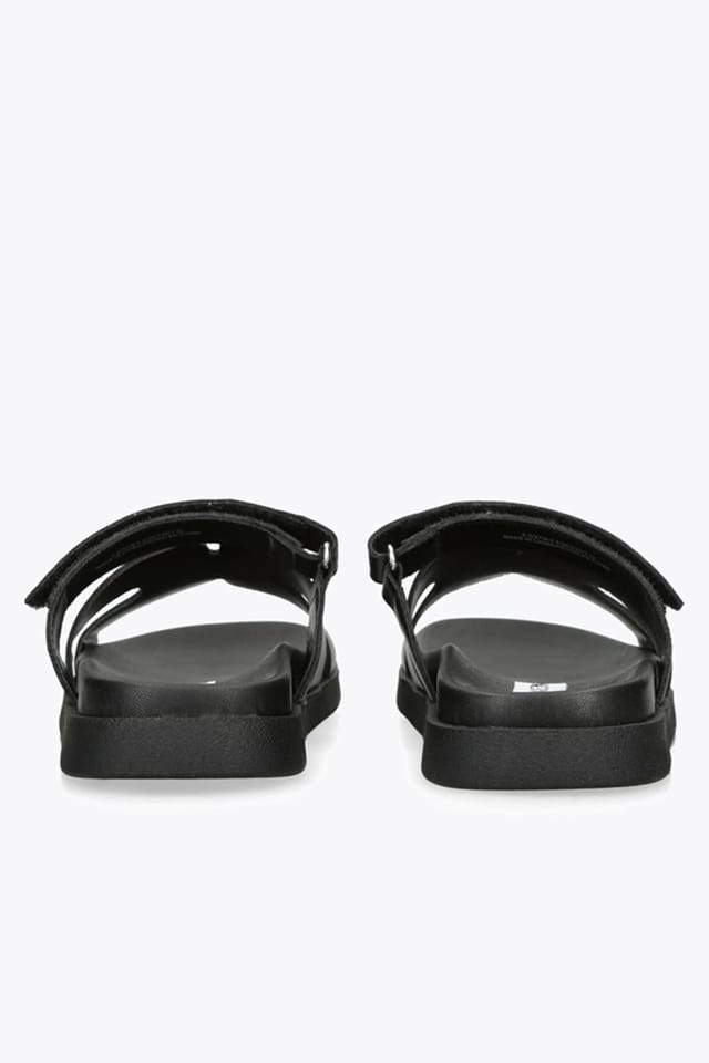 Steve Madden STEVE MADDEN Women's 'Missile Black' Leather Flats in Black - 3