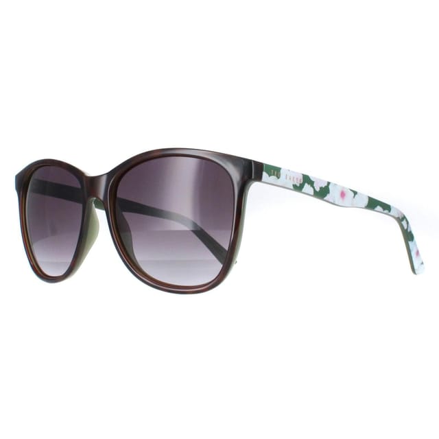 Ted Baker Ted Baker Women's Oval Tortoiseshell Grey Gradient TB1496 Alva in Brown - 2