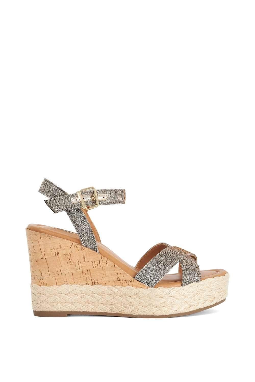 Dune London Dune London Women's 'Kindest' Wedges in Metallics