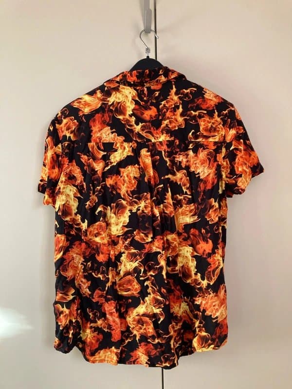 Bershka Flame shirt