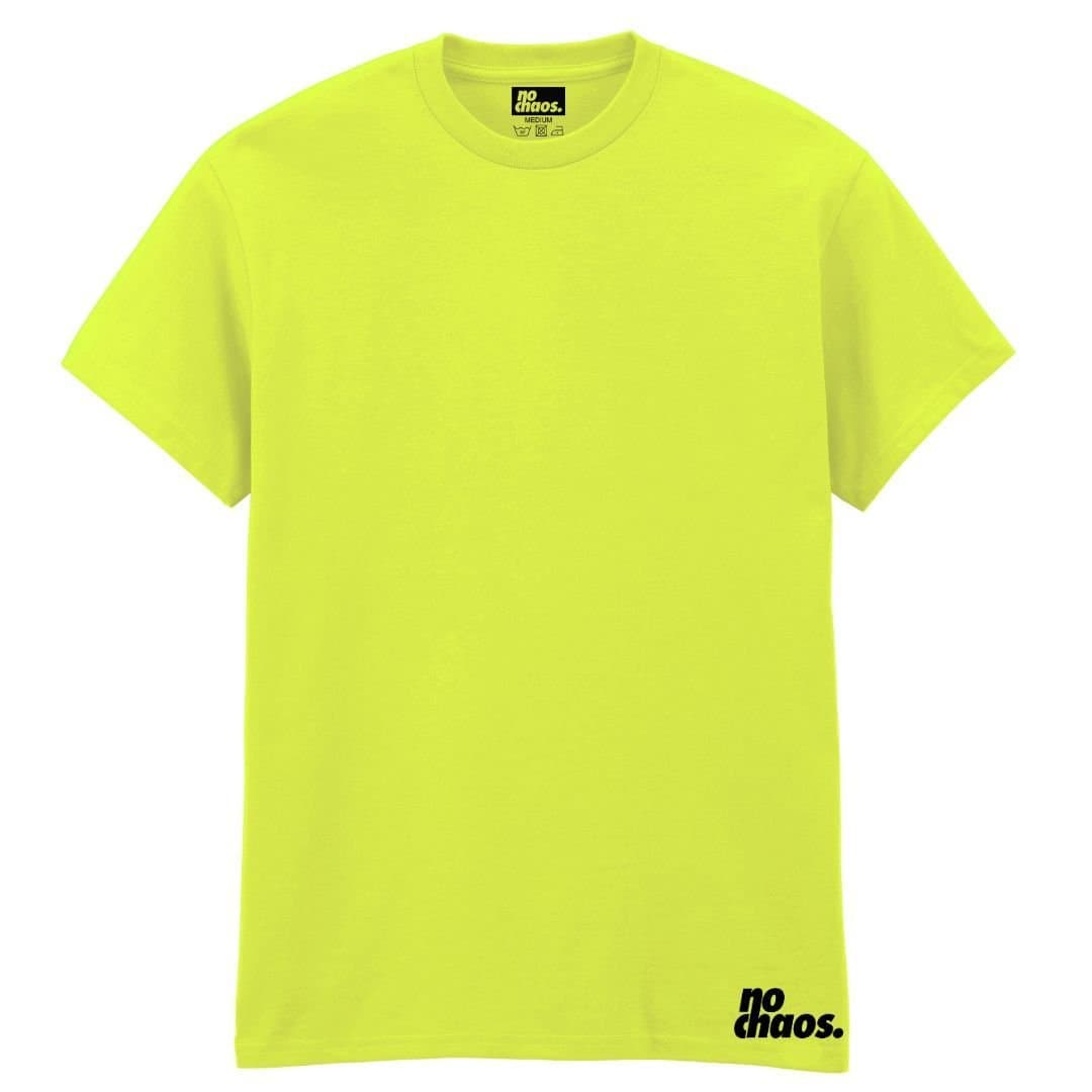 No Chaos No Chaos Men's Logo T-Shirt in Lime