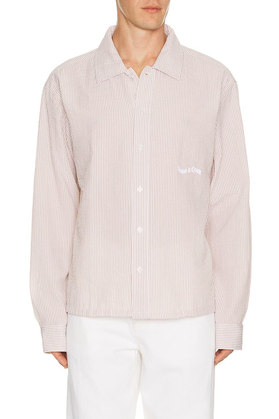revolve Wordmark Button Up