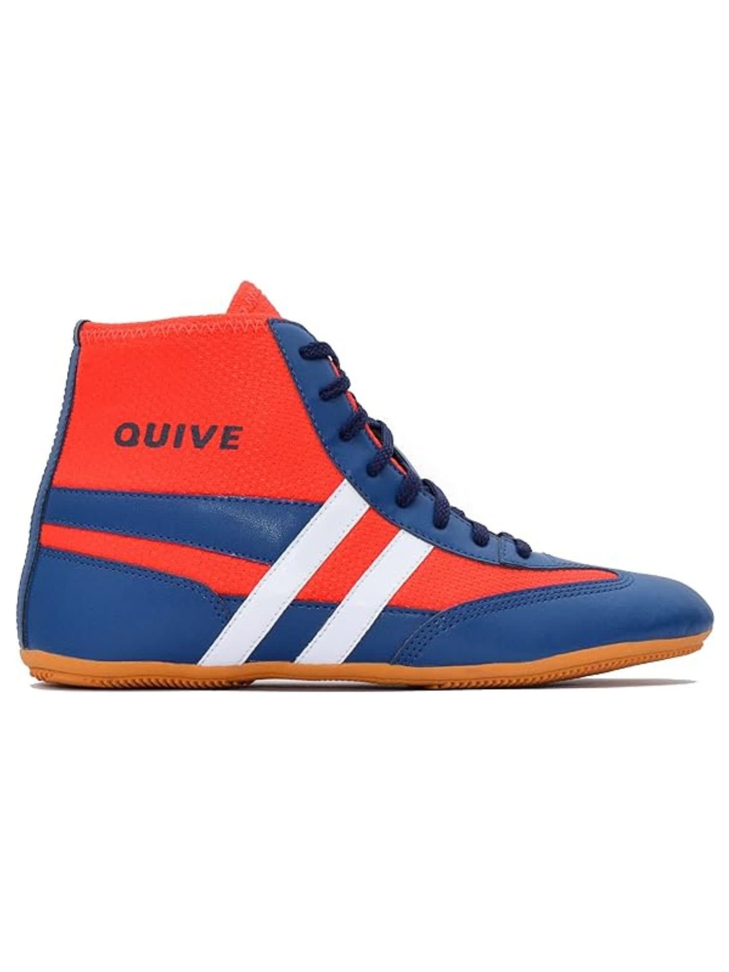QUIVE QUIVE Red Kabaddi High Top Wrestling Shoes