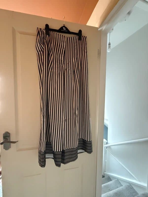 Never Fully Dressed Never fully dressed striped trousers UK12
