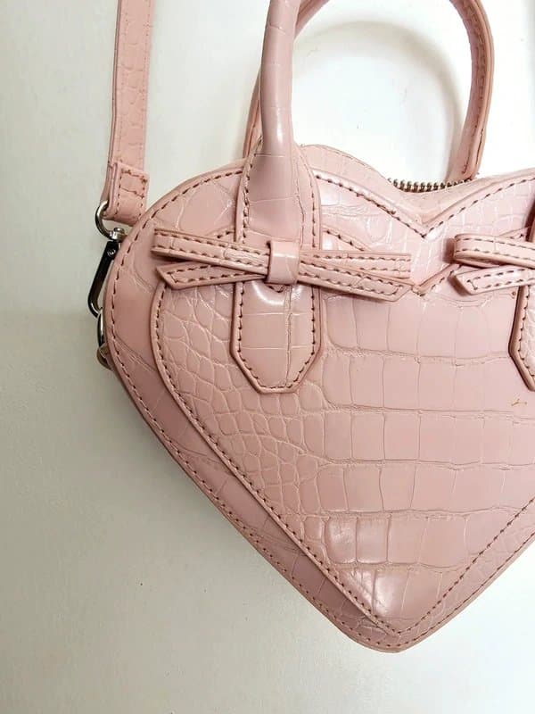 Bershka Bershka Pink Leather Handbag - Practically New