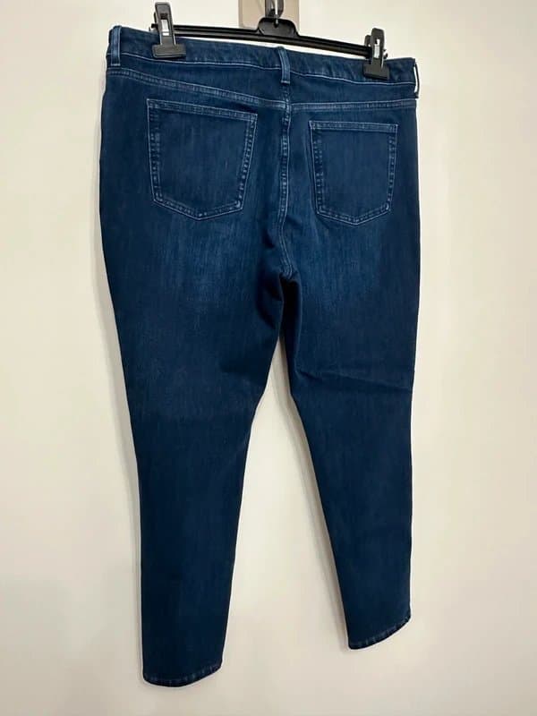 TU TU Dark Blue Skinny Jeans UK 18S Plus Size Stretch Denim