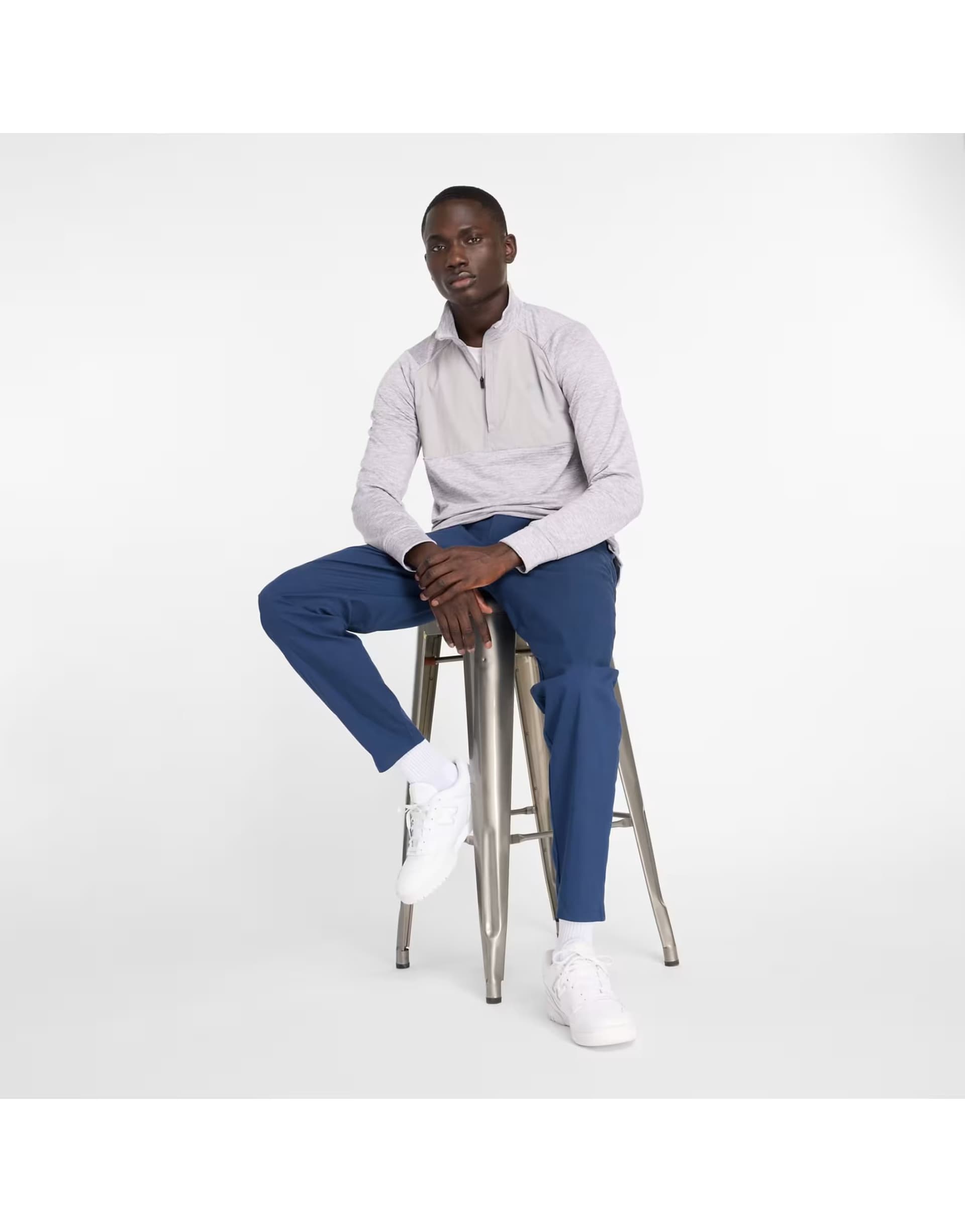 ASOS New Balance Athletics standard tapered pant 30" in nb navy