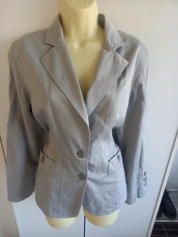 Topshop Moto Grey Topshop Moto fully lined 100%cotton blazer jacket