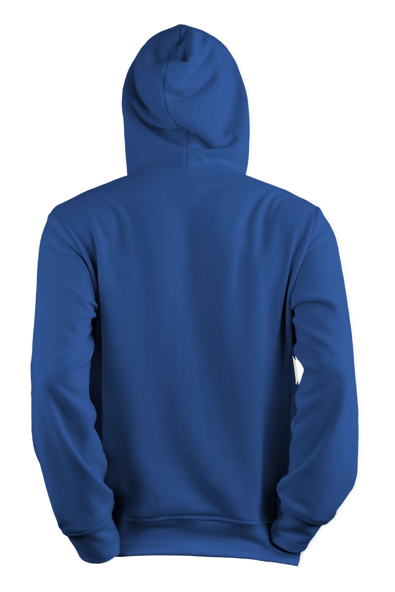 Bad Zebedee Bad Zebedee Men's Retro Lines Narrowboat Hoodie in Royal - 3
