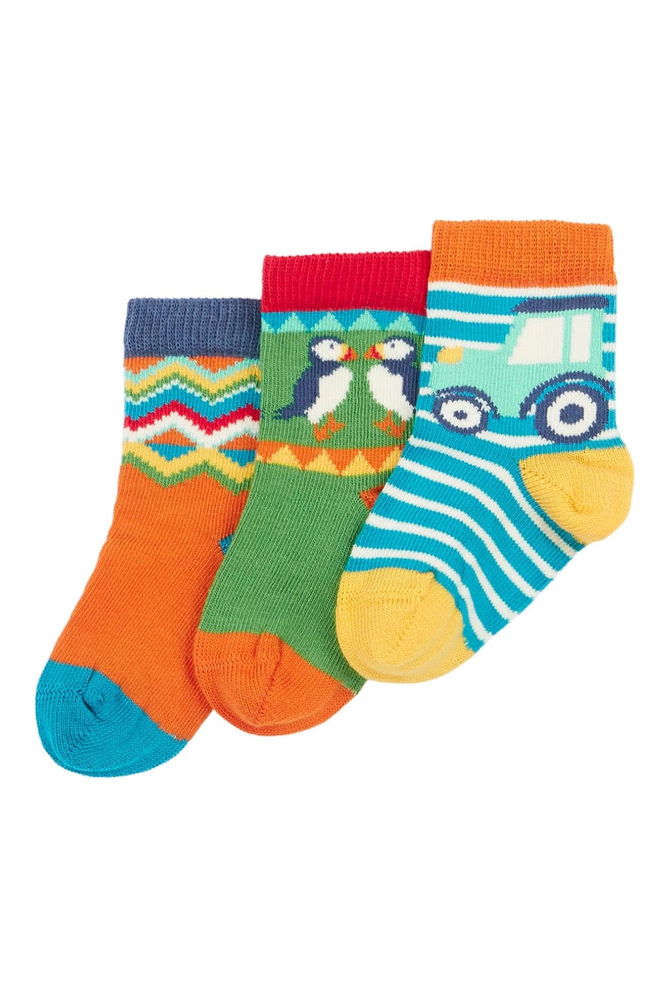 Frugi Frugi Men's Little Socks 3 Pack