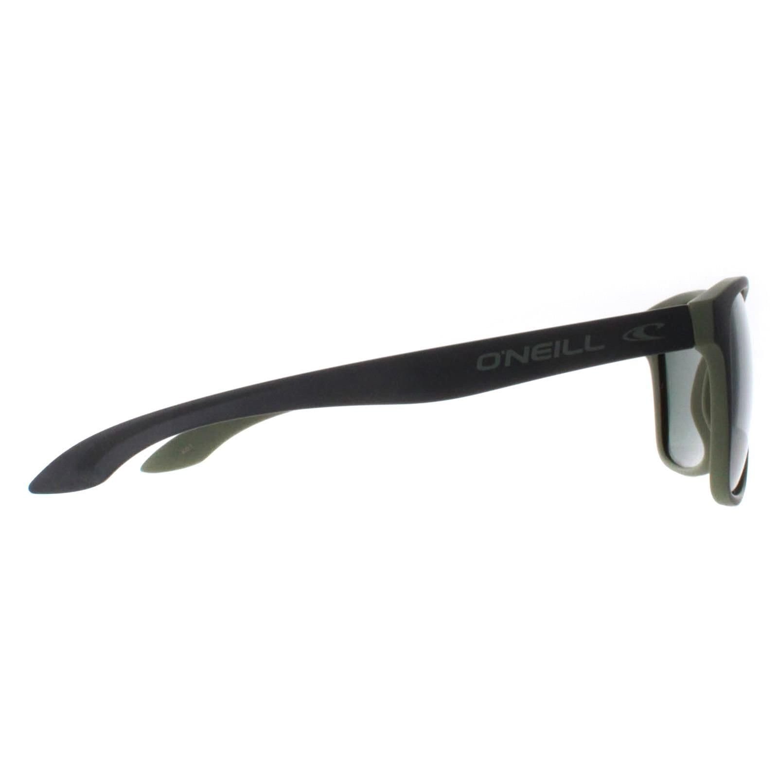 ONeill O'Neill Men's Square Matte Black Green Green Polarized Offshore - 4